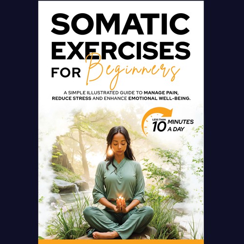 Fitness book cover with the title 'Somatic Exercises For Beginners '