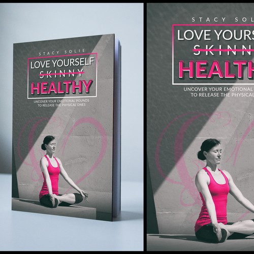 Girl book cover with the title 'Love Yourself Skinny Healthy'
