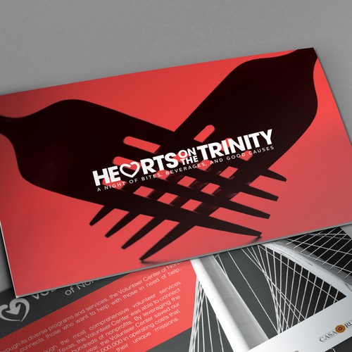 Portal design with the title 'Showcase your creativity for a foodie fund-raiser'