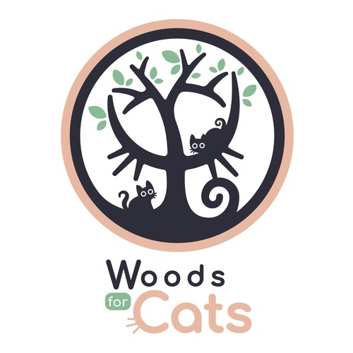 Woods design with the title 'Woods for Cats'