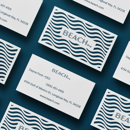 Beach brand with the title 'Beach: A Visual Language of Coastal Calm'