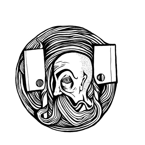 Hospitality design with the title 'Butcher tee shirt design'