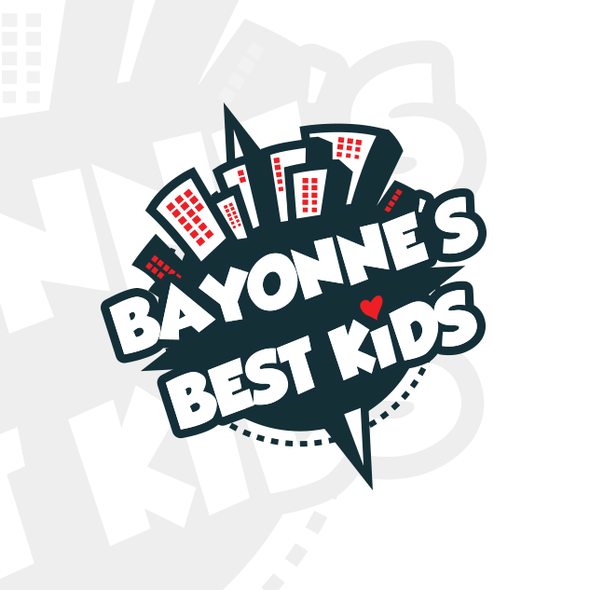 Summer camp logo with the title 'Bayonne's best kids'