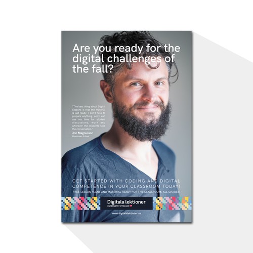 Magazine ad design with the title 'Magazine Ad'