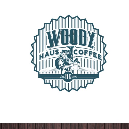 Melting logo with the title 'coffee'