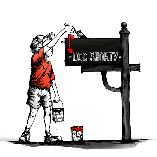 Ink artwork with the title 'Logo Illustration'