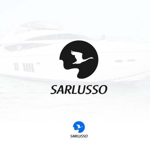 Yacht logo with the title 'A nice logo for Italian Yacht - SARLUSSO!'
