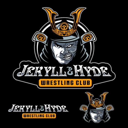 Wrestling logo with the title 'Jekyll & Hyde Wrestling Club'