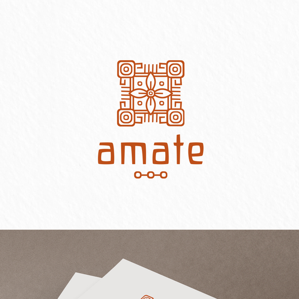 带有“Amate”标题的墨西哥标志