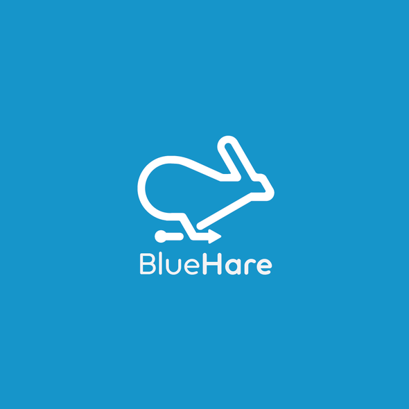 Route logo with the title 'BlueHare'
