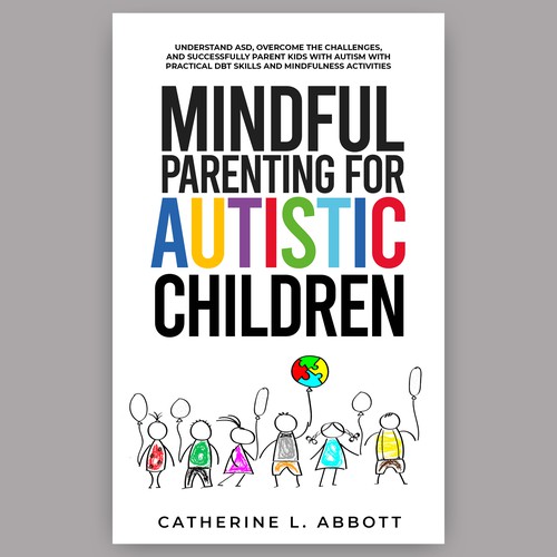 Parenting book cover with the title 'Mindfull parenting for Autistic children'