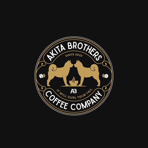 Coffee shop brand with the title 'Logo concept for coffee shop '