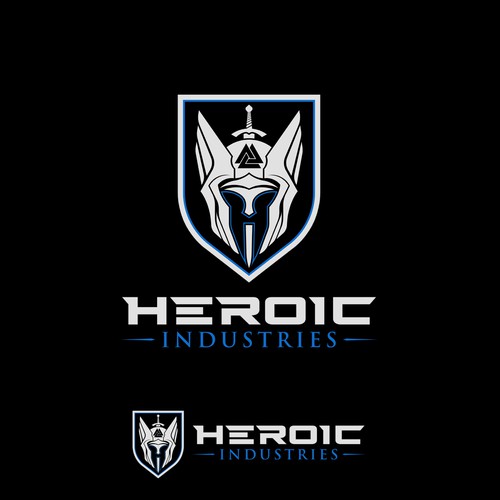 Nordic design with the title 'Logo design for Heroic Industries'
