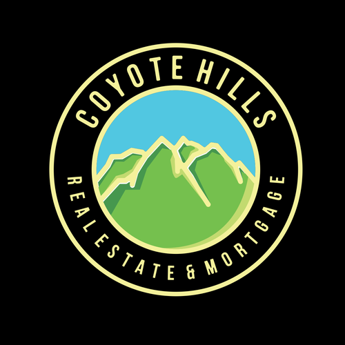 Mountain logo with the title 'vintage logo design'
