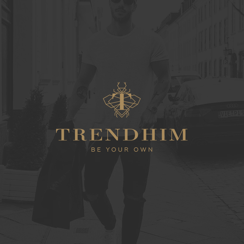 Bug logo with the title 'Logo Trendhim'