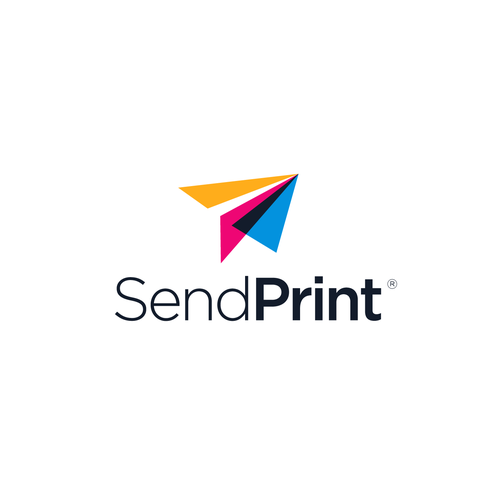 Printing logo with the title 'Modern logo for printing online company'