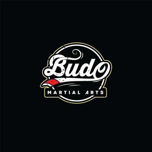 Patch logo with the title 'martial arts'