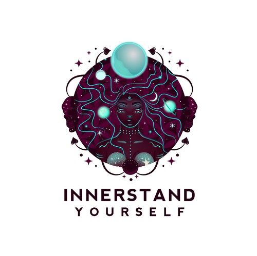 Demon logo with the title 'Spiritual Goddess'