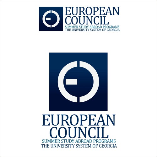 Georgia design with the title 'European Council'