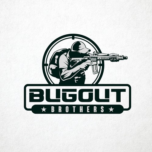 Man logo with the title 'Firearms Company Logo'