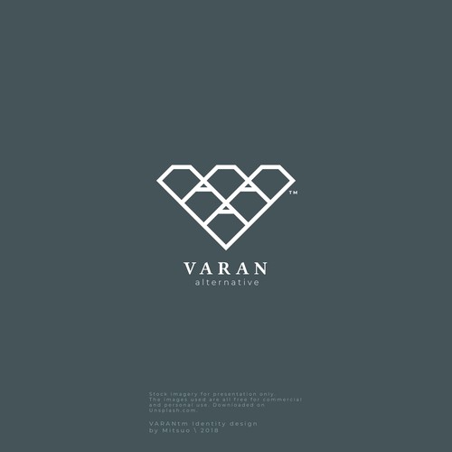 Scale design with the title 'VARAN Fashion \ Brand Logo'