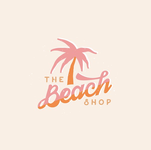 Boutique design with the title 'logo concept for Vintage Beach Shop'