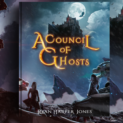 Ghost book cover with the title 'A Council of Ghosts'