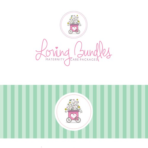 Childish logo with the title 'Loving Bundles'
