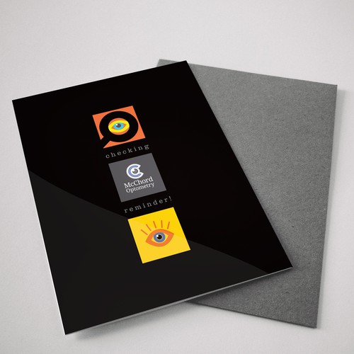 Optometry design with the title 'card'
