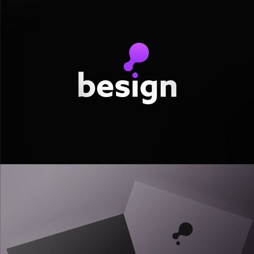 Waterdrop logo with the title 'Logo for besign!'