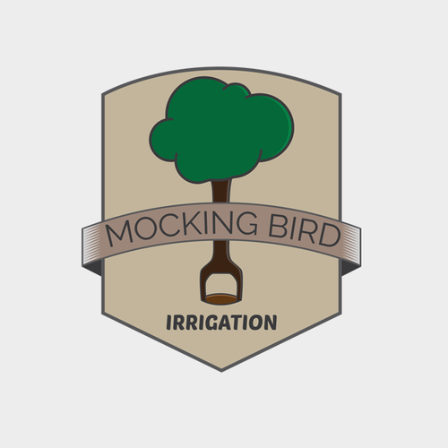 Realistic logo with the title 'Create a landscaping and irrigation logo for a Texas company.'