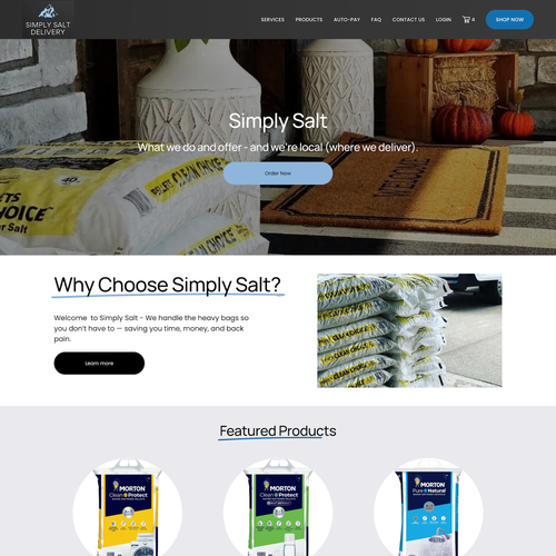 Design with the title 'Simply Salt Design'