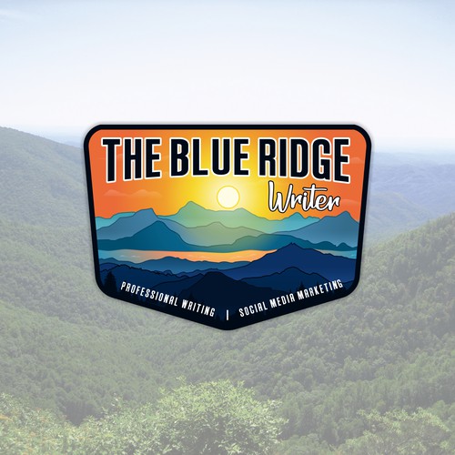 Am logo with the title 'Sunrise in the mountains'