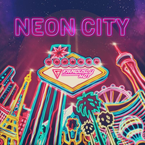 Neon design with the title 'Neon Vegas.'