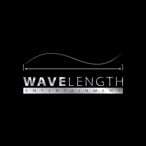 Drummer logo with the title 'Logo concept for - WAVE LENGTH Entertainment'
