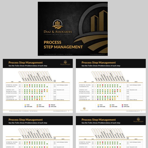 Process design with the title 'Custom Process Step Management Graphic'