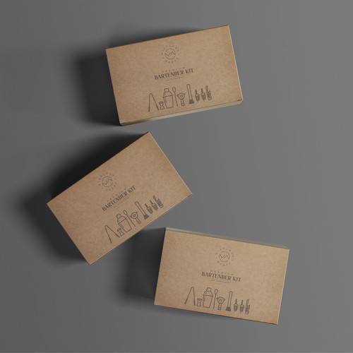 Bar packaging with the title 'Bartender Kit'