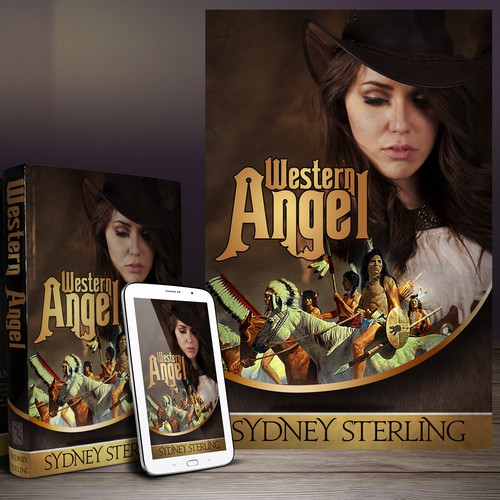 Western book cover with the title 'Western Angel'
