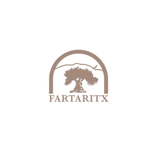 Earthy design with the title 'Fartaritx logo'