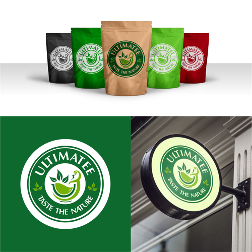 Tea brand with the title 'ultima tee'