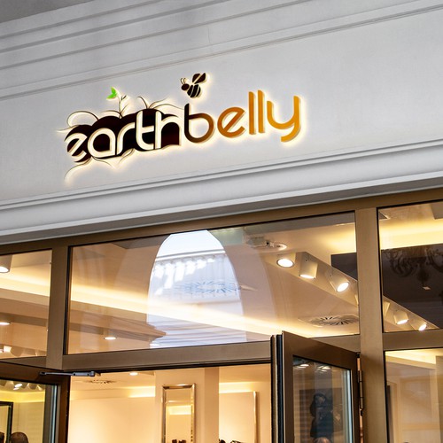 Earth brand with the title 'Logo for organic food shop'