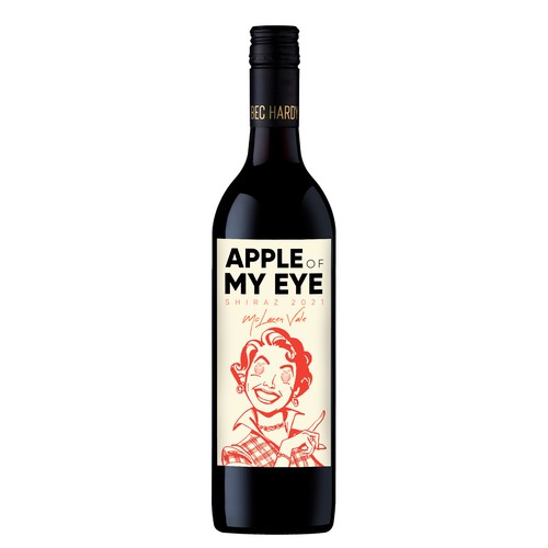 Weird design with the title 'Weird Wine label design'
