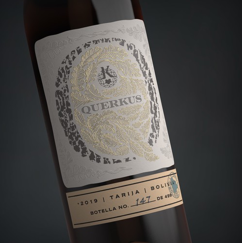 Gold label with the title 'The Bark of Wisdom and Spiritual Horizons'