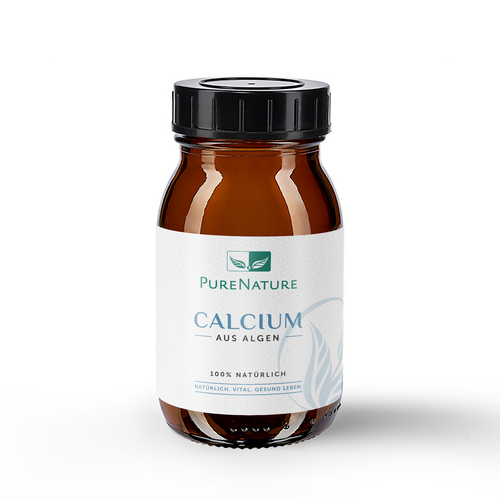 Modern label with the title 'PureNature Label design'