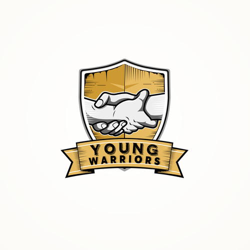 Pen tool logo with the title 'Logo for 'Young Warriors''