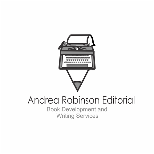 Typewriter logo with the title 'Concept for writter'