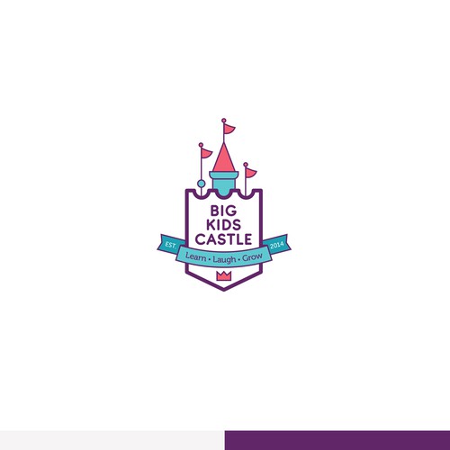 Kids brand with the title 'Logo concept for kids care centre'