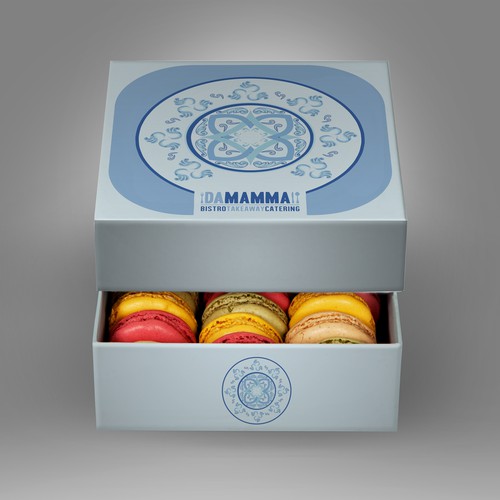 Sweets packaging with the title 'Create the next product packaging for DA Mamma'
