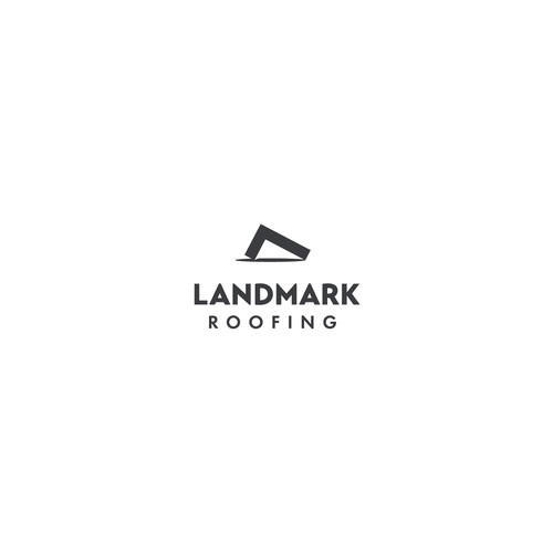 Roof brand with the title 'Landmark logo'