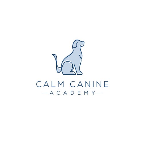 Canine design with the title 'canin academy'